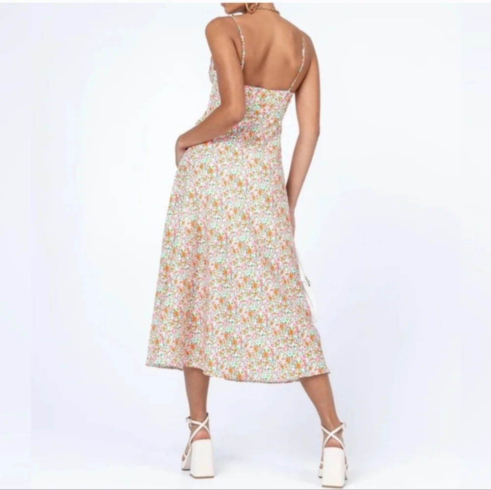 Princess Polly Amara Floral Midi Dress Spring Wedding Guest NWT